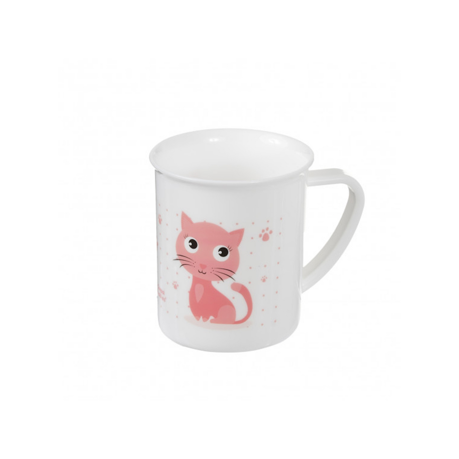 Plastic Tableware Cute Animals-Pink