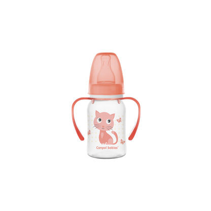 Narrow Neck Bottle with handle 120ml-Cute Animals Collection