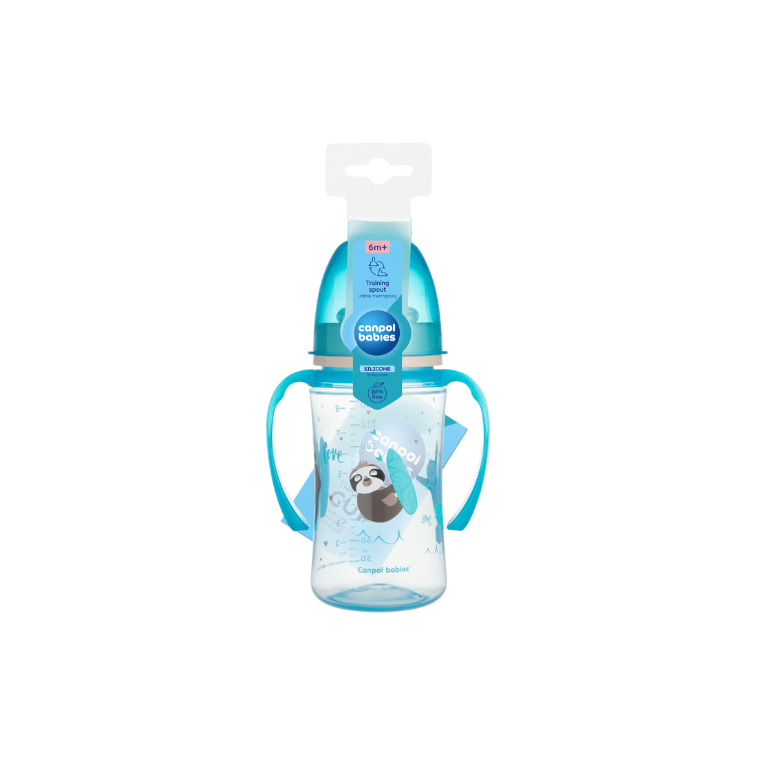 Training Cup with Glowing Handles PP EasyStart 240ml-Exotic Animals Collection