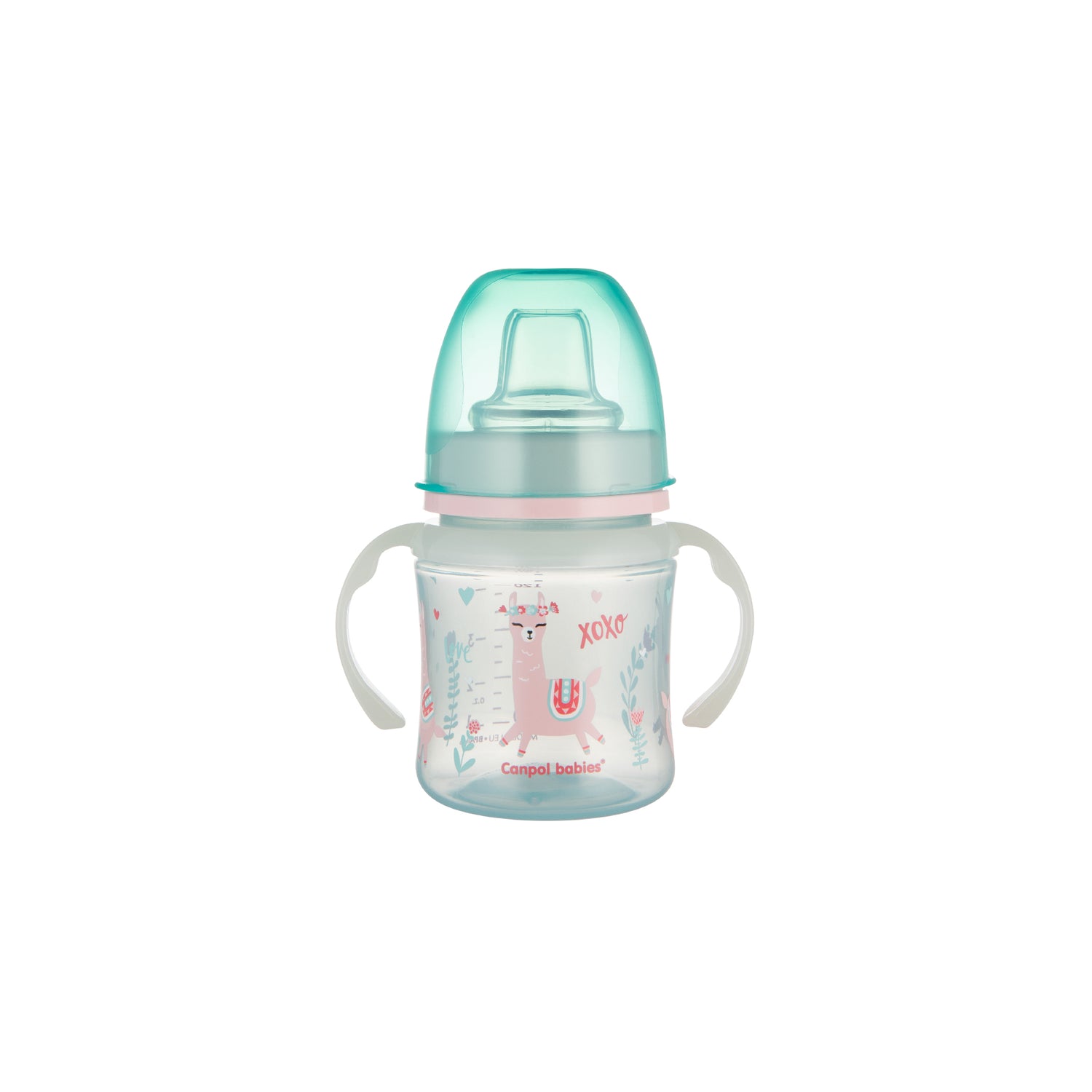 Training Cup with Glowing Handles PP EasyStart 120ml-Exotic Animals Collection