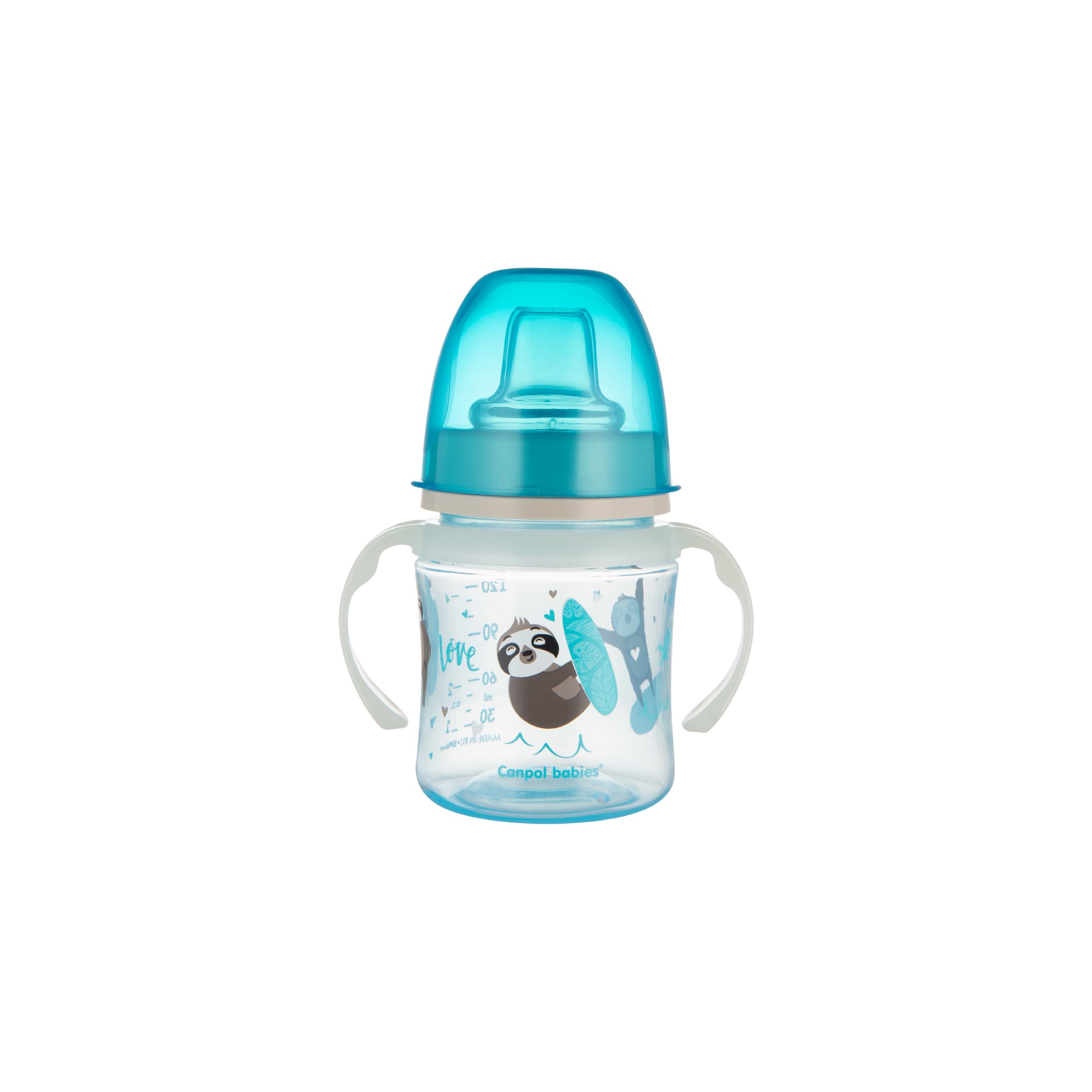 Training Cup with Glowing Handles PP EasyStart 120ml-Exotic Animals Collection