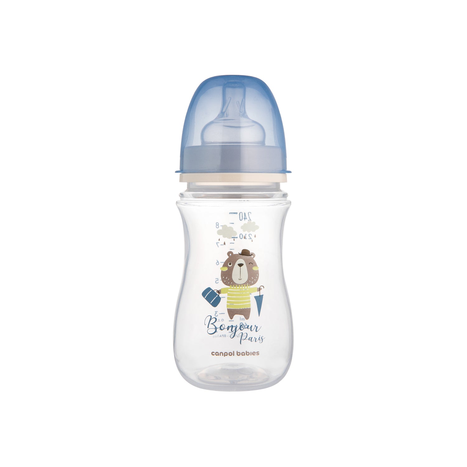 Anti-colic Wide Neck Bottle 240ml PP Easy Start-Bonjour Paris Collection