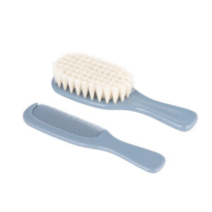 Baby Brush and Comb with Soft Natural Bristles