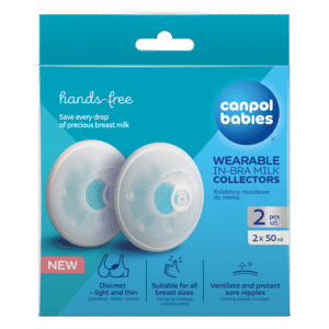 Wearable In-Bra Milk Collectors, 2 pcs