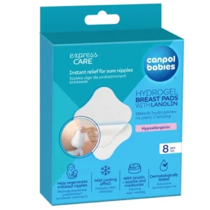 Soothing hydrogel breast pads with lanolin 8 pcs